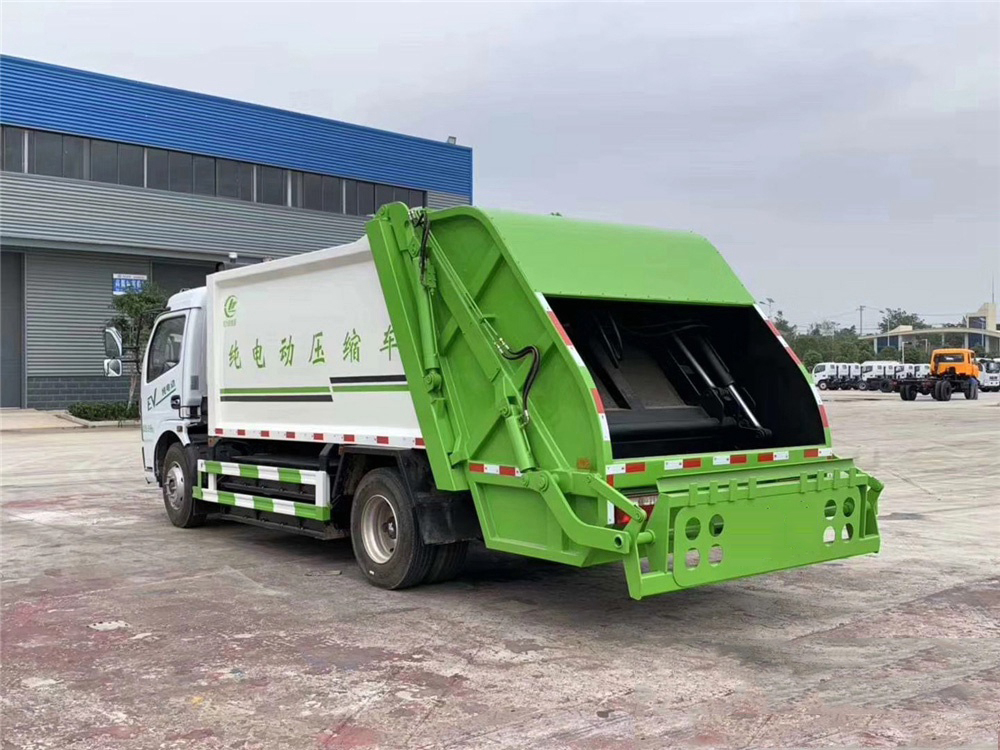 純電動(dòng)8立方壓縮垃圾車(chē)可上牌